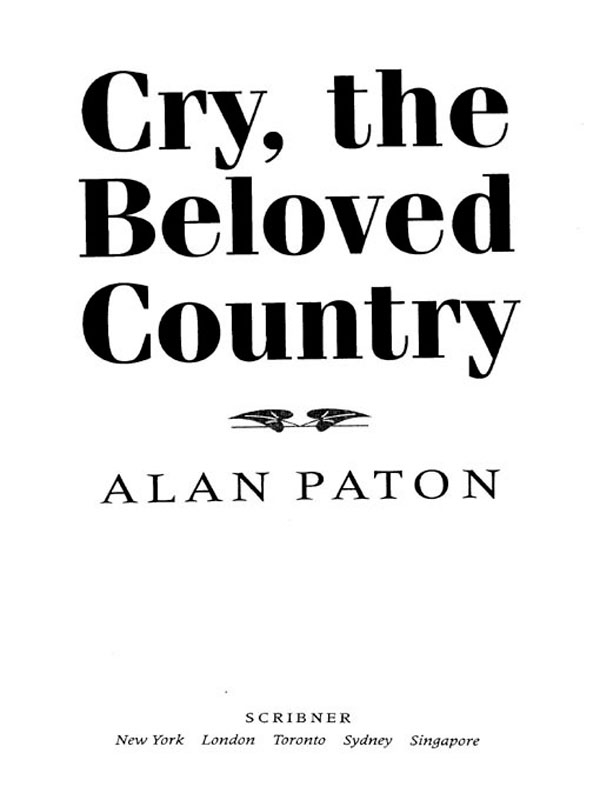 Cry, the Beloved Country