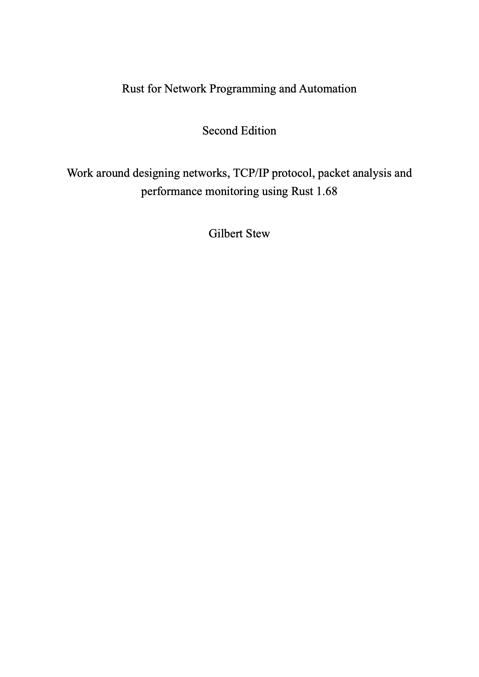 Rust for Network Programming and Automation